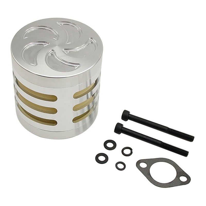 FLMLF Aluminum Air Filter Set for 1/5 RC Hpi Baja Rovan King Motor 5B 5T 5SC FG GoPed (Silver-Aluminum) TOP Speed RC World - Image 5